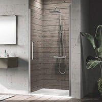 Novellini Young 1B: Elegante Douche Draaideur met Veiligheidsglas en Liftscharnieren