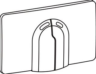 WISA DUAL FLUX BEDIENINGSPANEEL CLOSET/URINOIR KUNSTSTOF MATCHROOM (BXLXH) 310X185X18MM GESCHIKT VOOR FRONTBEDIENING BEDIENING TWEEKNOPS GESCHIKT VOOR WANDCLOSET TYPE BEKRACHTIGING MECHANI 8050420759