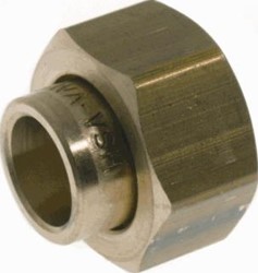 VSH SOLDEERFITTING MESSING 2-DELIGE KOPPELING VLAKDICHTEND 28MM X 1 1/4 (SOLDEER X BINNENDRAAD) 0406648