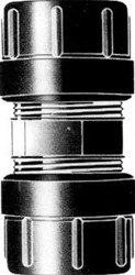SIMPLAST FITTING MET 2 AANSLUITINGEN 3-DELIG RECHT UITWENDIGE BUISDIAMETER AANSLUITING 16MM AANSLUITING 1 POLYAMIDE (PA) UITWENDIGE BUISDIAMETER AANSLUITING 16MM AANSLUITING 1 KLEMAANSL 8030631016