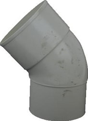 WAVIN PVC HWA BOCHT 45 GRADEN GR 80 M/VS 4011308004