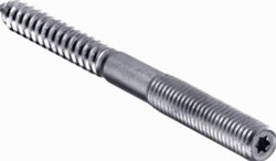 WALRAVEN HOUTDRAADPEN AANSLUITMOER M8X80MM LENGTE MET ZESKANT VERZINKT STAAL (VOOR BEVESTIGING AAN WAND OF PLAFOND) 6263808