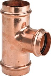 VIEGA PROFIPRESS T-STUK 22MM X 15MM X 22MM KOPER (PERS X PERS X PERS) 292 027