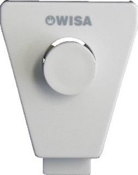 WISA DRUKKNOP OPBOUWSPOELRESERVOIR KUNSTSTOF WIT BEDIENING DRUKTOETS TOEPASSING WISA 500. 750 8050390071