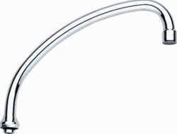 GROHE BUISUITLOOP SANITAIRKRAAN MET MOUSSEUR G3/4 195MM HOOGTE ZONDER AANSLAG 235MM VOORSPRONG J-UITLOOP DRAAIBAAR CHROOM 13077000