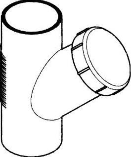 GEBERIT PE SILENT ONTSTOPPINGS STUK 45 GR D 110 310.345.14.1