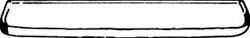 SCHWAB PLANCHET PVC 50X13CM WIT