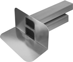 ANJO KIEZELBAK INCLUSIEF SPUWER 60 X 100 L-400-400 MM HAAKS 457481
