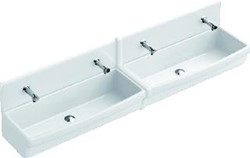 VILLEROY & BOCH O.NOVO DEKLIJST TUSSEN 2 ACHTERWANDEN WIT ALPINE 68220001