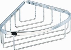 GEESA BASKET DOUCHEKORF HOEK CHROOM 91182