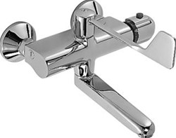 HANSA TEMPRA WAST./KEUKENMNGKR. WAND 1/2 UITLOOP 245MM 120GR. 08382202