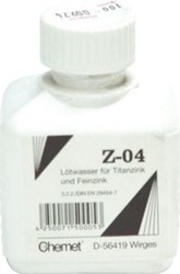 WENTZEL Z-04 SOLDEERMIDDEL VLOEISTOF NETTO GEWICHT 100G GESCHIKT VOOR NIEUW ZINK CORROSIEBESTENDIG MET WATER AFSPOELBAAR MET KWAST 6085000075