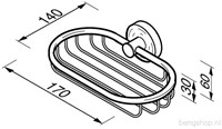 GEESA LUNA SPONS/ZEEPHOUDER CHROOM 915506-2