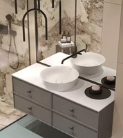 Duravit White Tulip complete designbadkamer met wastafels, meubels en baden