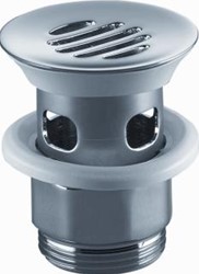 DORNBRACHT UNIVERSEEL AFVOERPLUG 5/4 VOOR WASTAFEL MET OVERLOOP PLATINA MAT 1010597006