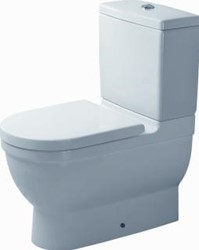 DURAVIT STARCK 3 ONDERPOT VOOR CLOSETCOMBINATIE. DIEPSPOEL MODEL MET UNIVERSELE PK UITLAAT. WIT 0128090000