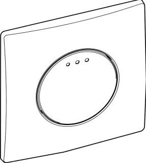WISA QUADRO ENYO BEDIENINGSPANEEL CLOSET/URINOIR KUNSTSTOF WIT (BXLXH) 180X180X15MM GESCHIKT VOOR FRONTBEDIENING BEDIENING EENKNOPS GESCHIKT VOOR WANDCLOSET TYPE BEKRACHTIGING MECHANISC 8050416801