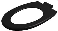 REZI MERCIA CLOSETZITTING BA3070NM RVS ZWART BA3070NMA-RVSZW