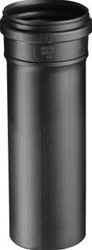 UBBINK ROLUX LUCHTTOEVOERPIJP 100 MM MOF X SPIE L=250 MM PE ZWART 0223000