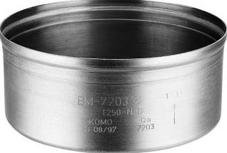 BURGERHOUT ALUMINIUM 7203 ROETDOP 130MM 40-045-02-79 40.045.02.79