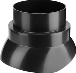 BURGERHOUT SCHARNIERKAP F 132MM 25-45° PP ZWART RG110/V110 40.045.37.14