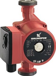 GRUNDFOS UPS 32-80 N 180 RVS CIRCULATIEPOMP 2 PN 10 180MM 1X230V 220W 0.99A-25-110C 5M3/H 52KPA 95906448