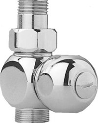 JAGA RADIATORKRAAN RECHT ZWART 9005 509600103 5096-00103