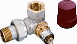 DANFOSS THERMOSTATISCHE RADIATORAFSLUITER DUBBEL HAAKS LINKS 1/2 KVS = 0,90 M3/H RA-N15 013G0234