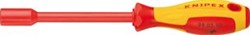 KNIPEX STEEKSLEUTEL MET SCHROEVENDRAAIER-GREEP GEISOLEERD MET MEER-COMPONENTENGREPEN VDE-GETEST GEBRUINEERD 237 MM 98 03 08