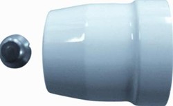 HERZ KAP WIT TBV AS-T-90 RETOURAFSLUITER (3/8-3/4) INCL. SCHROEF 1651290