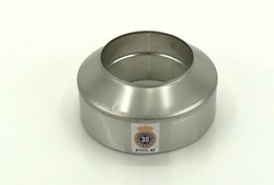 METALOTERM ONTOP ATMA AANSLUITSTUK TOPSTUK L= 100MM BINNENBUIS: RVS 150MM BUITENBUIS: RVS 159755