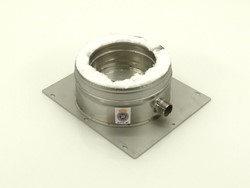 METALOTERM ONTOP ATAPU AANSLUITSTUK VOETPLAAT L= 65MM BINNENBUIS: RVS 250MM BUITENBUIS: RVS 159455