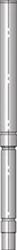 BURGERHOUT ROOKGASDAKDOORVOER 200MM L=1450MM ALUMINIUM DUBBELWANDIG PIJP DUNWANDIG 400452622