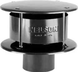 BURGERHOUT 80MM ZWART ROOKGASKAP NELSONKAP 40-045-23-79 40.045.23.79
