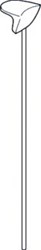 GROHE TREKSTANG WIT 06048L00