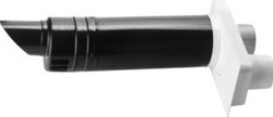 BURGERHOUT MUURDOORVOER PARALLEL DIAMETER 80/80MM KLASSE = ALMGSI 0,5 (3.3206) ZWART/WIT LENGTE 675MM ZIJDE 175MM 40.045.38.53
