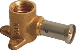 HENCO MUURPLAAT KORT 26MM X 3/4 2P-2605