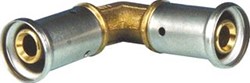 HENCO KNIE KOPPELING 90GR 16 X 16MM MESSING (PERS X PERS) 1P-1616