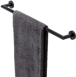 GEESA NEMOX WANDHANDDOEKHOUDER 60 CM ZWART 916507-06-60