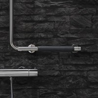GEESA COMFORT & SAFETY DOUCHESTANG + WANDGREEP LINKS MET/ANTI-SLIP HANDVAT CHROOM 915825-62-L-2