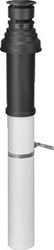 VAILLANT VERTICALE DAKDOORVOER 80/125MM T.B.V. HR EXCLUSIEF ECOTEC PLUS ECOTEC PRO ZWART 303221