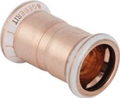 GEBERIT MAPRESS SOK RECHT 1-DELIG KOPER MET CIIR AFDICHTRING 28MM X 28MM (PERSMOF X PERSMOF) 62005