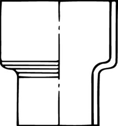 WISA 103 CLOSETAANVOERMANCHET RECHT KUNSTSTOF WIT LENGTE 71MM UITWENDIG UITWENDIGE BUISDIAMETER AANSLUITING 60MM UITWENDIGE AANSLUITDIAMETER 60MM 1409985438