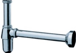 HANSGROHE BEKERSIFON 280MM AFSTAND VAN DE WAND 35-140MM AANPASBARE AFSTAND G1.1/4 CHROOM 52010000