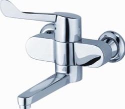 KLUDI MEDI-CARE WANDKRAAN MET L-HENDEL 245MM MET KOPPELINGEN CHROOM 349210524