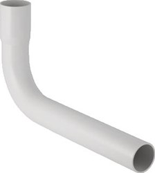GEBERIT SPOELBOCHT 90° MET LIJMMOF VOOR VERL. BUIS/BOCHT 30X10CM 44MM ALPIEN WIT 118011111