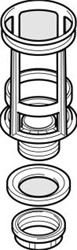 GEBERIT BODEMVENTIELHOUDER AP121 215.348.11.1