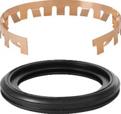 GEBERIT PLUVIA LIPPENDICHTING EN KLEMRING ONDERTRECHTER 240. 240.231.00.1