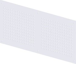 COX GEELEN VENTILATIEPLAAT VENTILATIEPLAAT ALU 2 X 28 X 14 GATEN 500X400MM