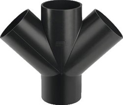 GEBERIT PE DUBBEL T-STUK 45 GR D 110/110 367.235.16.1